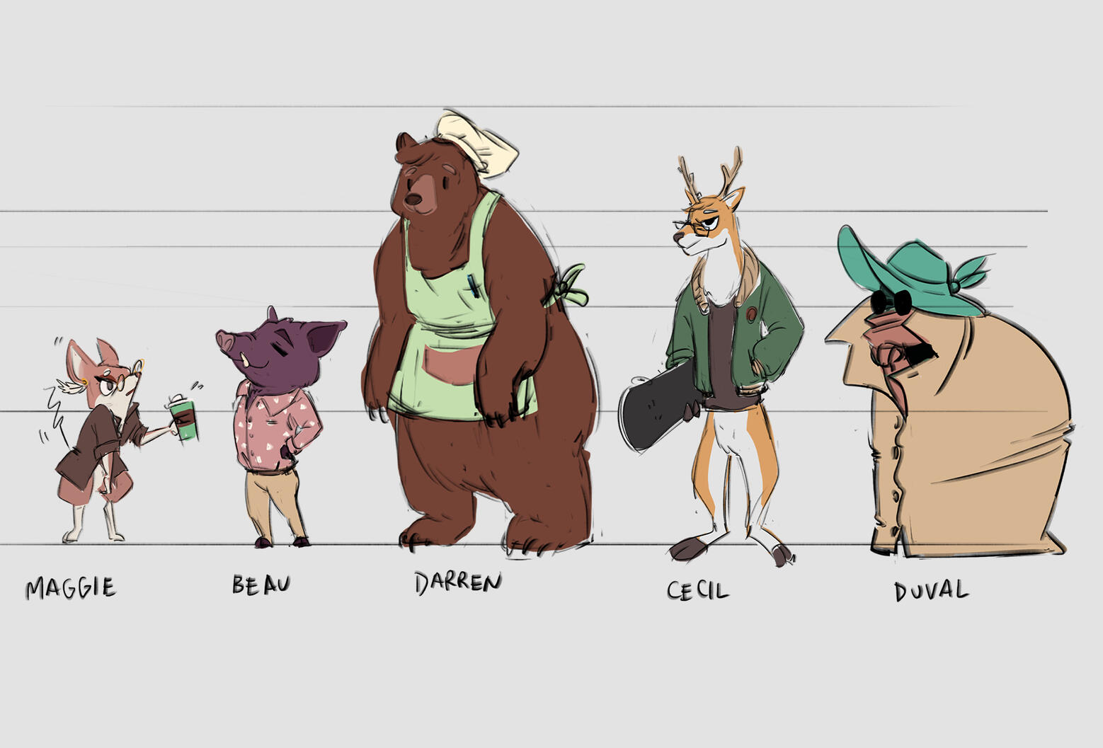 Character Line Up