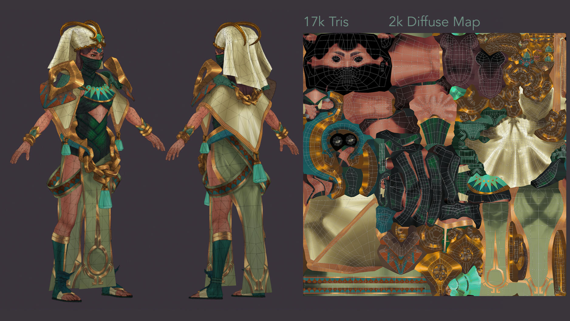 Wireframe Texture Breakdown